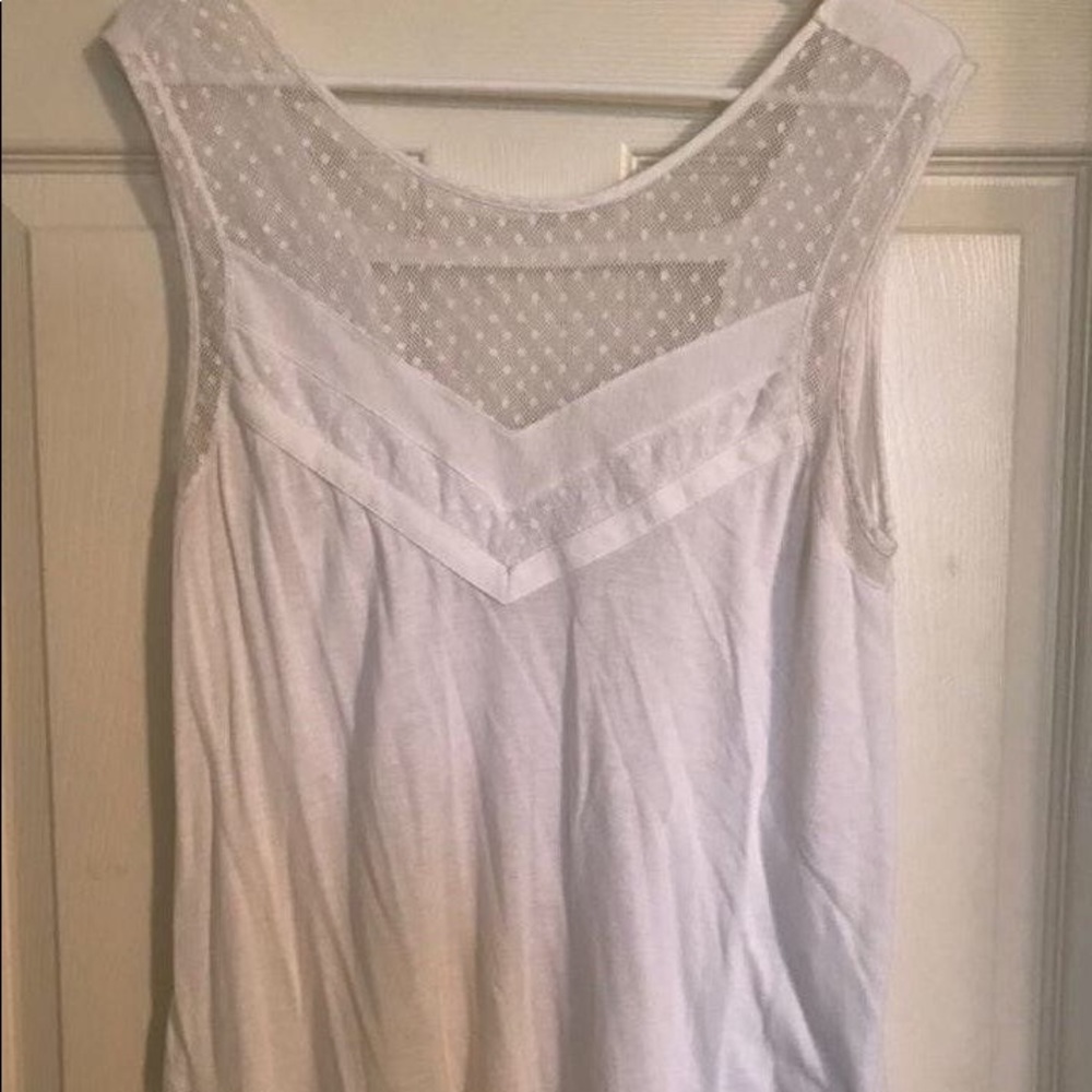 White tank top
